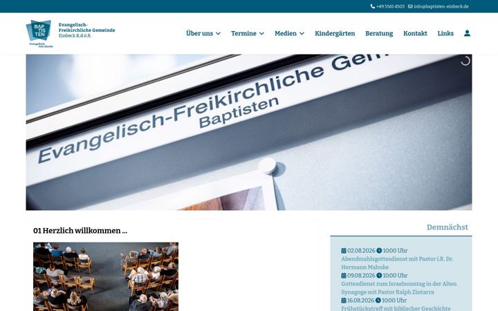 Screenshot of baptisten-einbeck.de