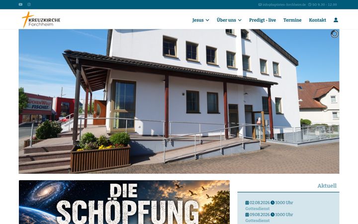 Screenshot of baptisten-forchheim.de