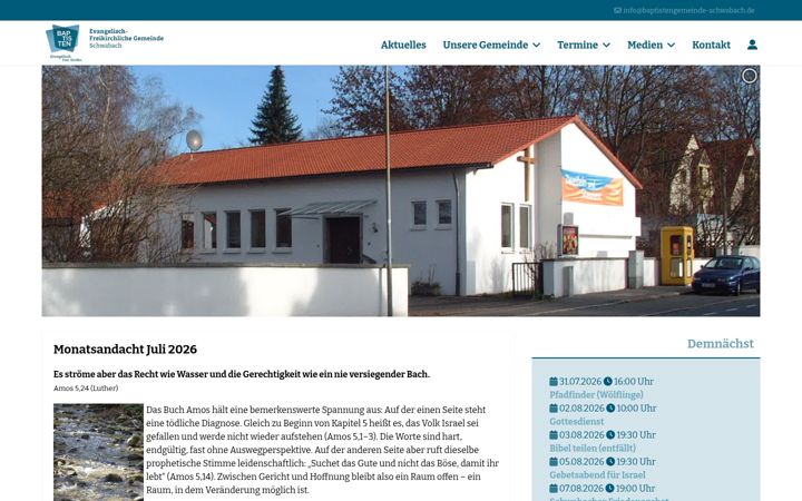 Screenshot of baptisten-in-schwabach.de