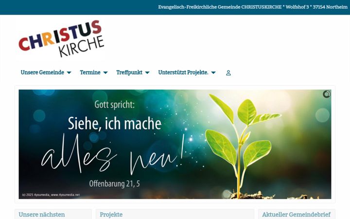 Screenshot of baptisten-northeim.de
