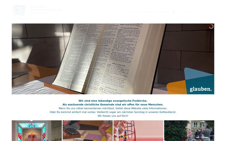 Screenshot of baptisten-staaken.de