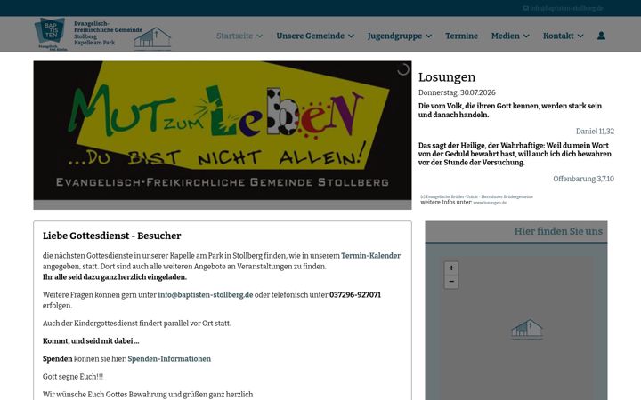 Képernyőkép: baptisten-stollberg.de