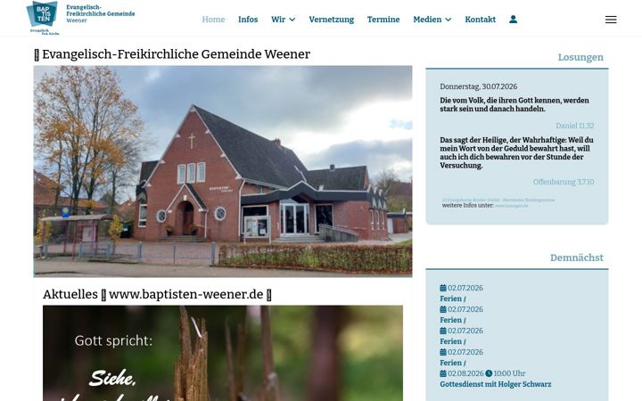 Képernyőkép: baptisten-weener.de
