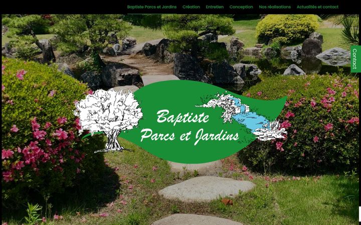 Screenshot of baptisteparcsetjardins-luberon.fr