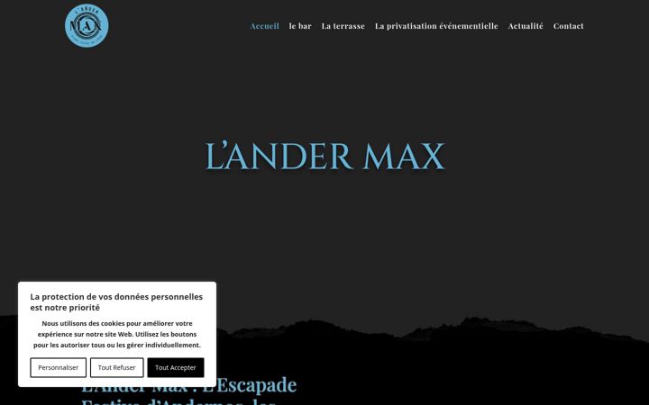 Screenshot of bar-landermax.fr