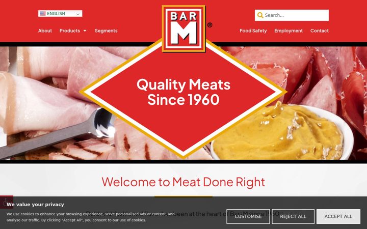 Screenshot of bar-m.com