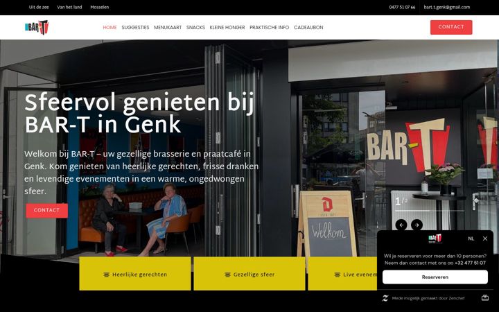 Screenshot of bar-tgenk.be