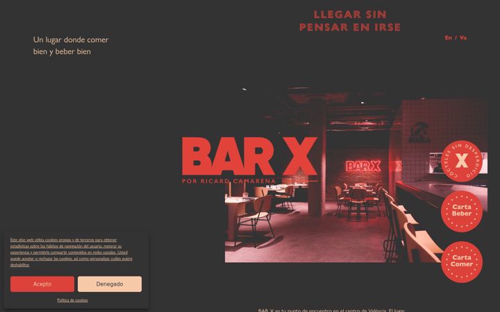 Screenshot of bar-x.es