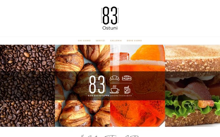 Screenshot of bar83ostuni.it