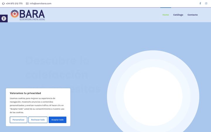 Screenshot of bara-catalogo.com