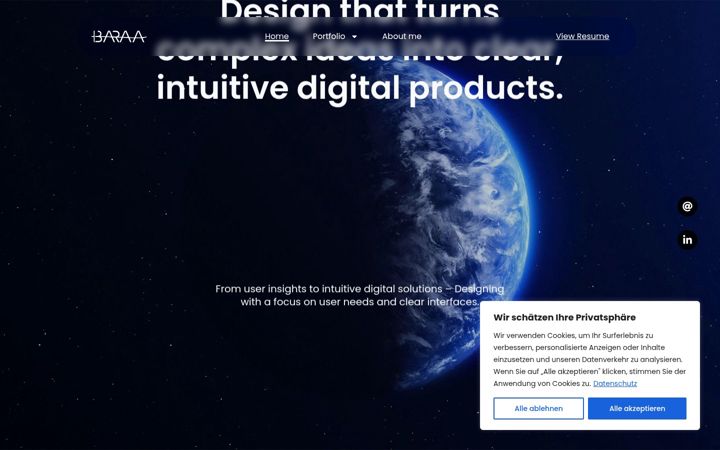 Screenshot of baraa-nabki.com