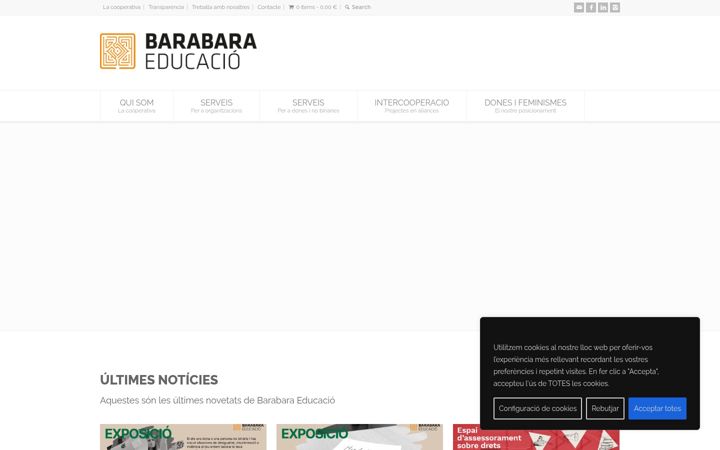 Screenshot του barabaraeducacio.org