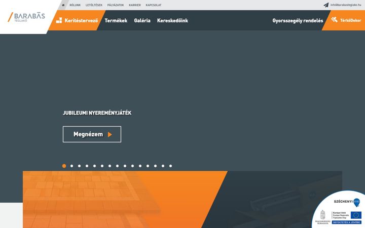 Screenshot of barabasteglako.hu