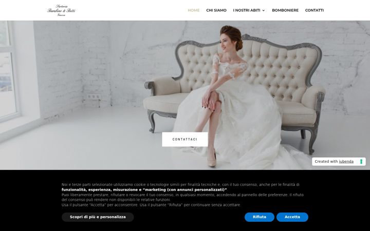 Screenshot of barabinobetticerimonie.it