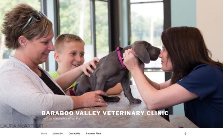 Screenshot of baraboovalley.com