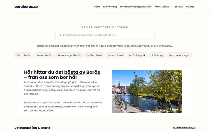 Screenshot of baraboras.se