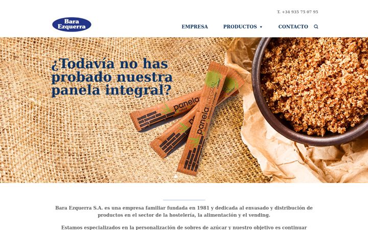 Screenshot of baraezquerra.com