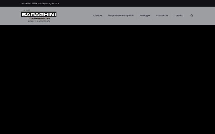 Screenshot of baraghinicompressori.it