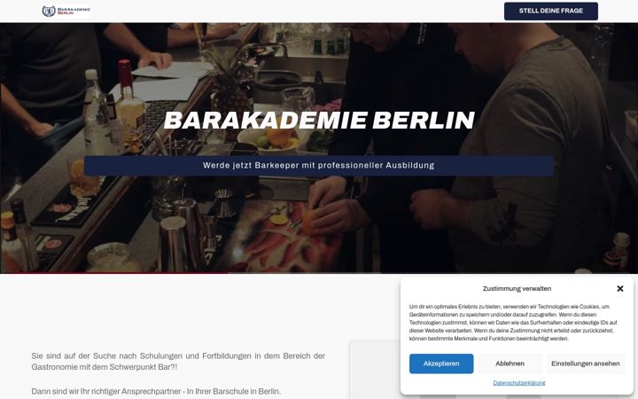 Screenshot του barakademie.org