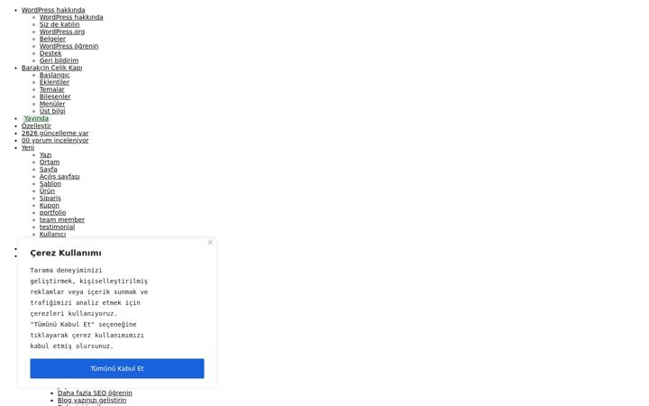Screenshot of barakcincelikkapi.com.tr