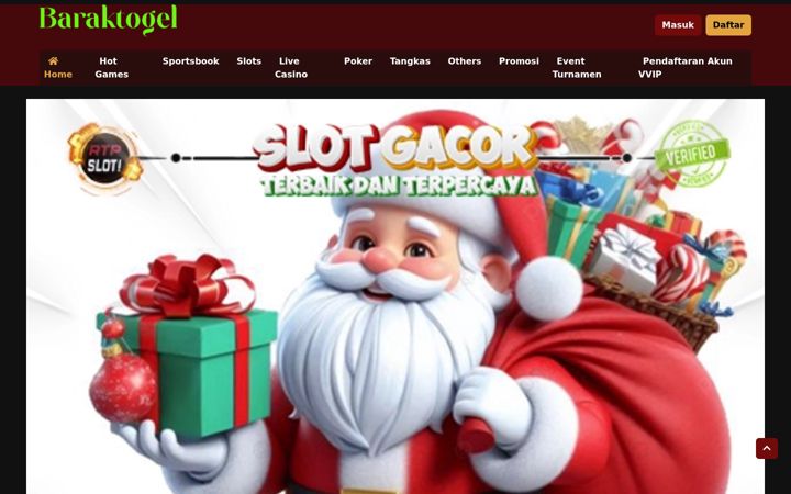Screenshot of baraktogel.net