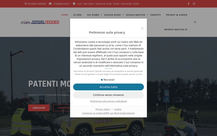 Screenshot of baraldi.it