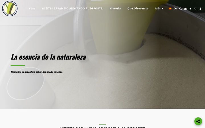 Screenshot of baram-bio.es