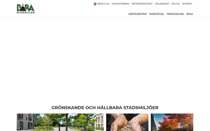 Screenshot of baramineraler.se