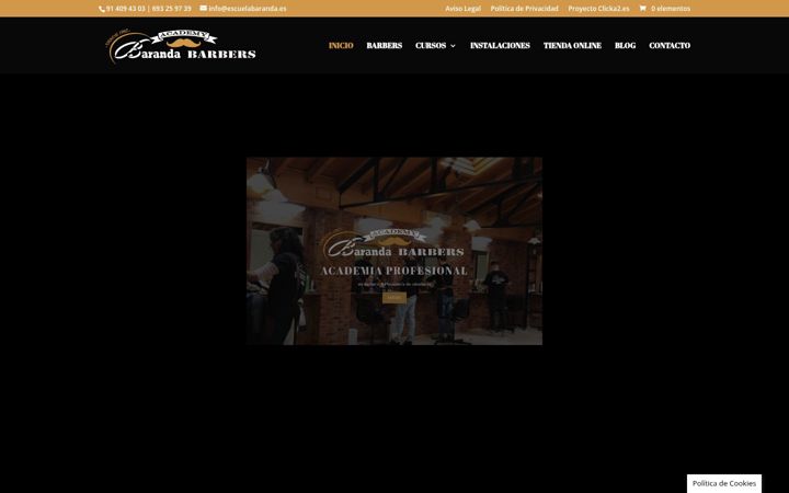 Screenshot of barandabarbers.es
