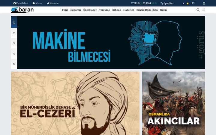 Screenshot of barandergisi.net