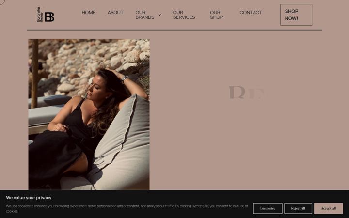 Screenshot of baranskabeauty.com