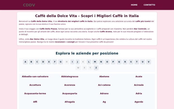 Screenshot of barantonycaffe.it