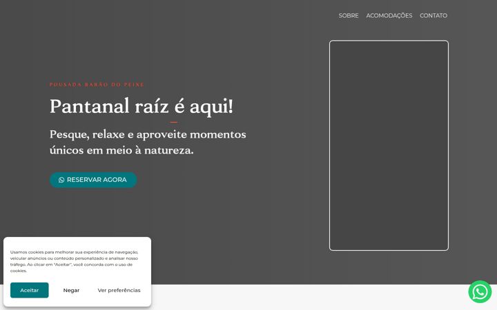 Screenshot of baraodopeixe.com.br