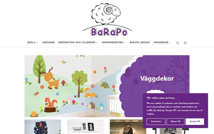 Screenshot of barapo.com