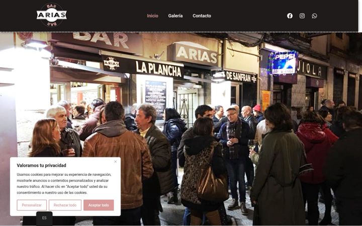 Screenshot of bararias.com