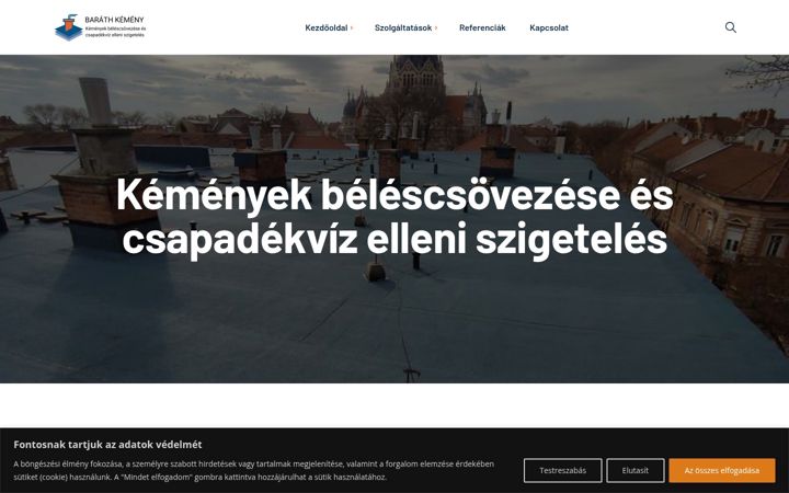 Screenshot of barathkemeny.hu