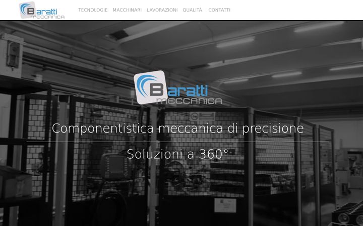 Screenshot of barattimeccanica.it