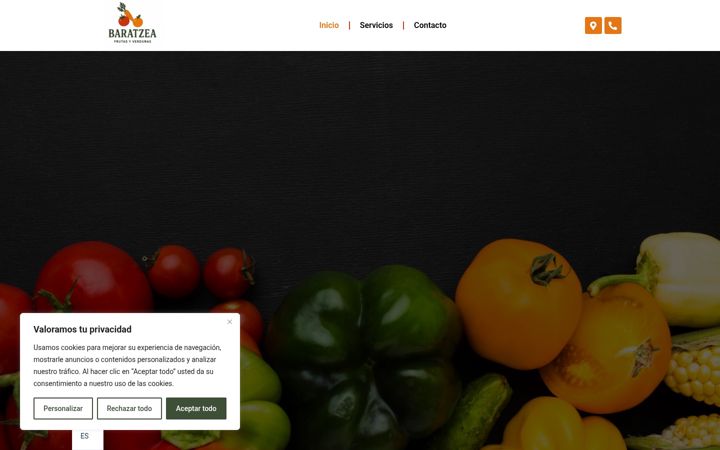 Screenshot of baratzea.com