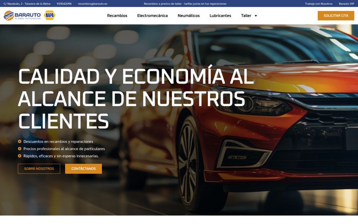 Captura de pantalla de barauto.es