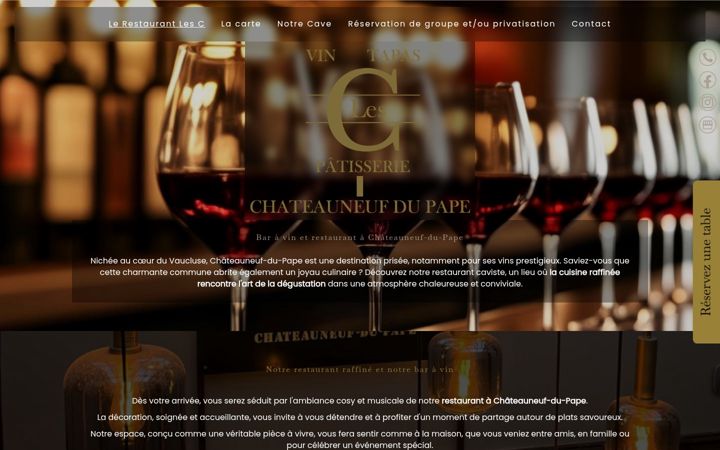 Screenshot of baravinlesc.fr