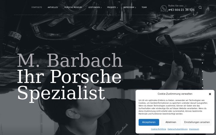 Screenshot of barbach.at