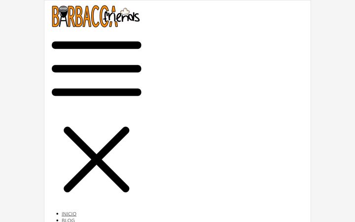 Screenshot of barbacoafriends.com