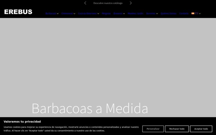 Screenshot of barbacoaserebus.com