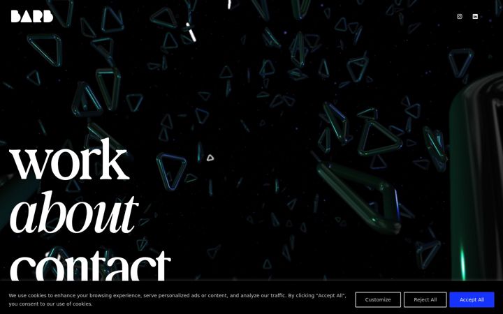 Screenshot of barbagency.com