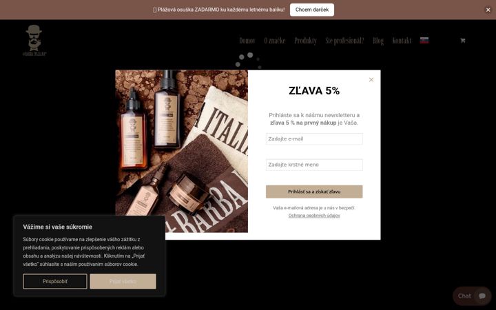 Screenshot of barbaitaliana.sk