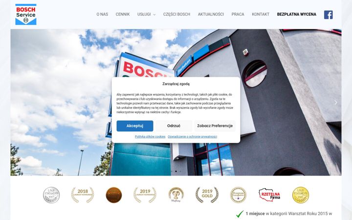 Screenshot of barbakanservice.pl