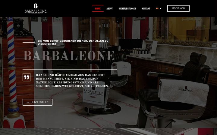Screenshot of barbaleone.ch