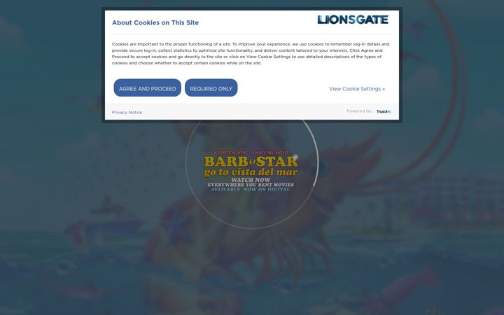 Screenshot of barbandstar.movie