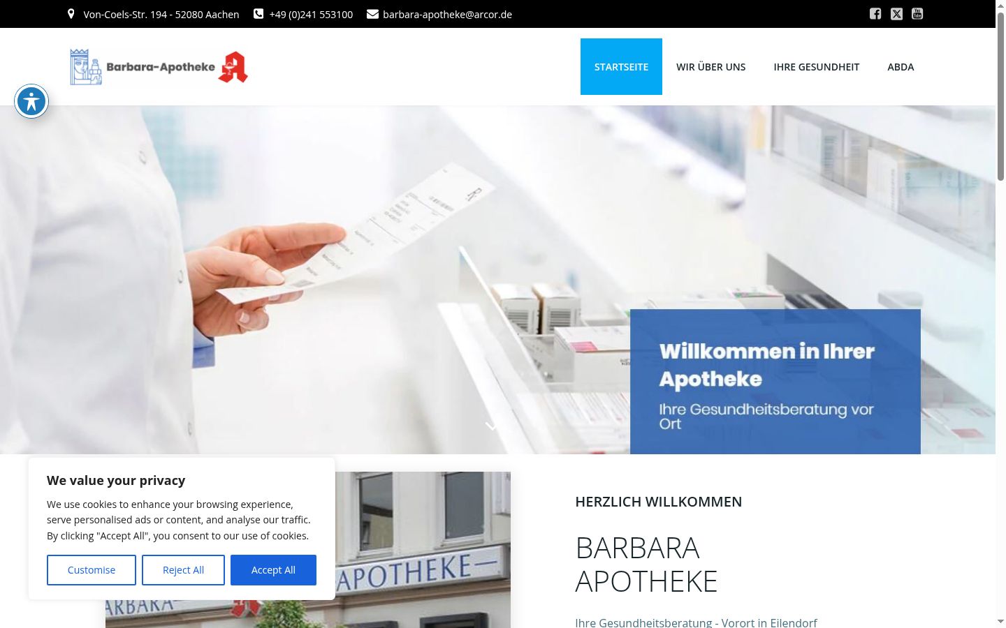Sutikimo reklamjuostės, rodytos prieš bet kokią sąveiką, ekrano kopija