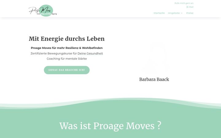 Screenshot of barbara-baack.de